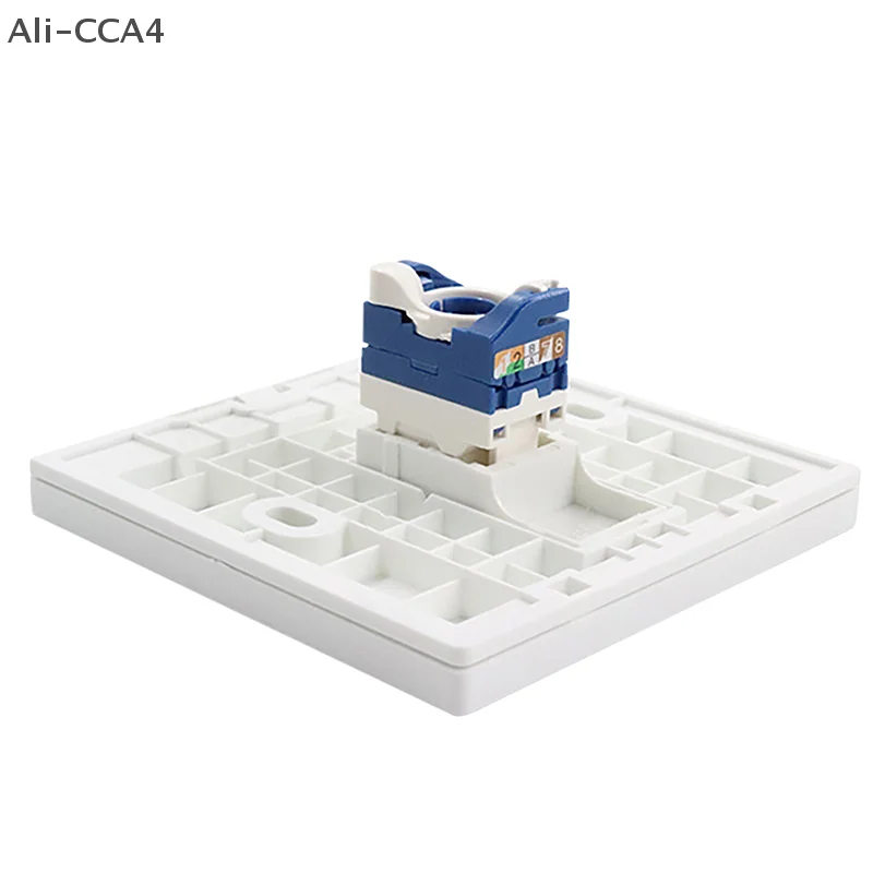 

1Pc Plastic CAT6 RJ45 Whirling Wire Toolless LAN Insert Keystone Ethernet Module Jack Gigabit UTP Tool-free Ineternet Socket