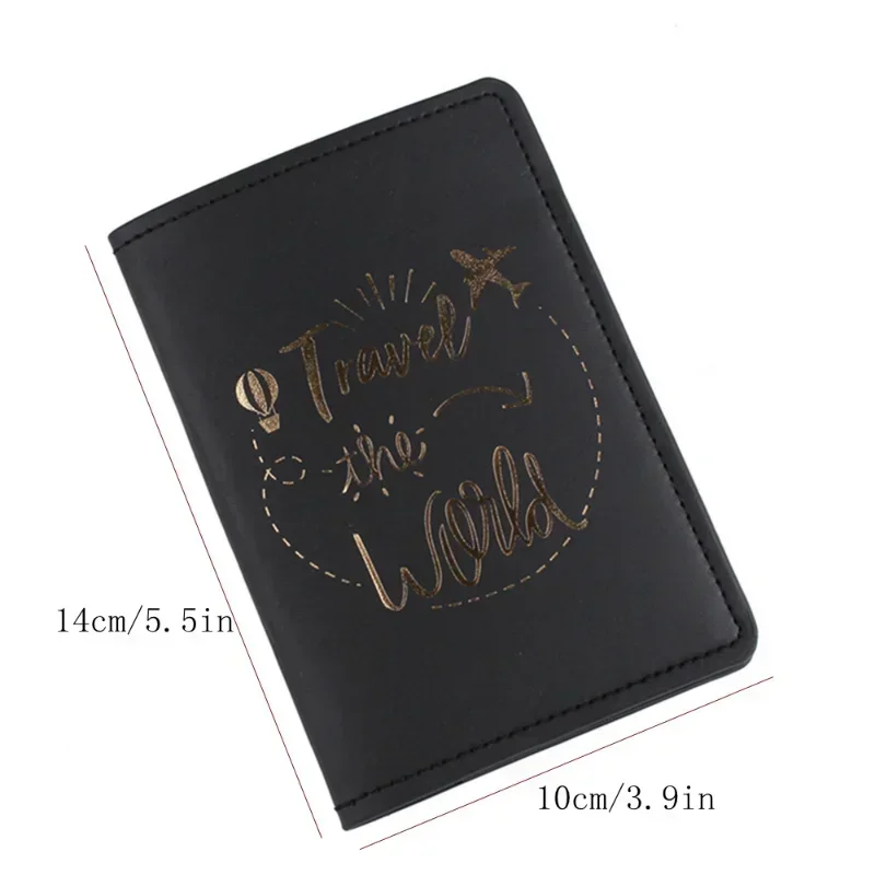 Couple Crown Pu ID Card Holders Business Credit Card Holder Case Pouch Travel Waterproof Dirt Passport Holder Cover Wallet