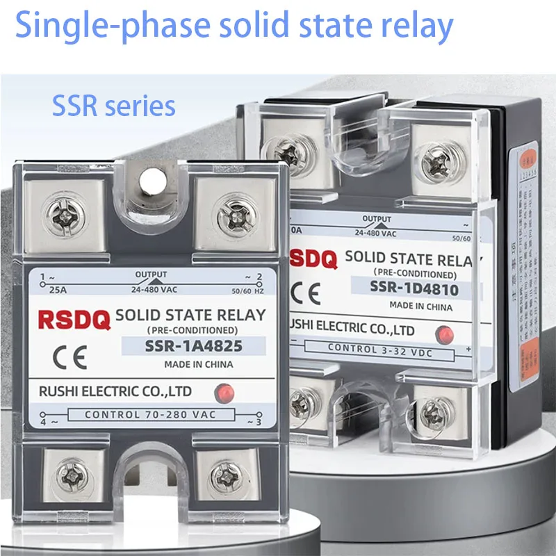 Single phase Solid State Relay SSR Series-1D4840 25A 40DA Model Complete DC Control AC 220V Relay Module