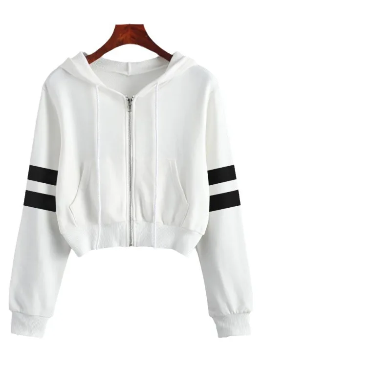 Women Sport Jacket Zipper Yoga Coat Clothes Quick Dry Fitness Jacket Running Hoodies Sportwear Gym Workout Top