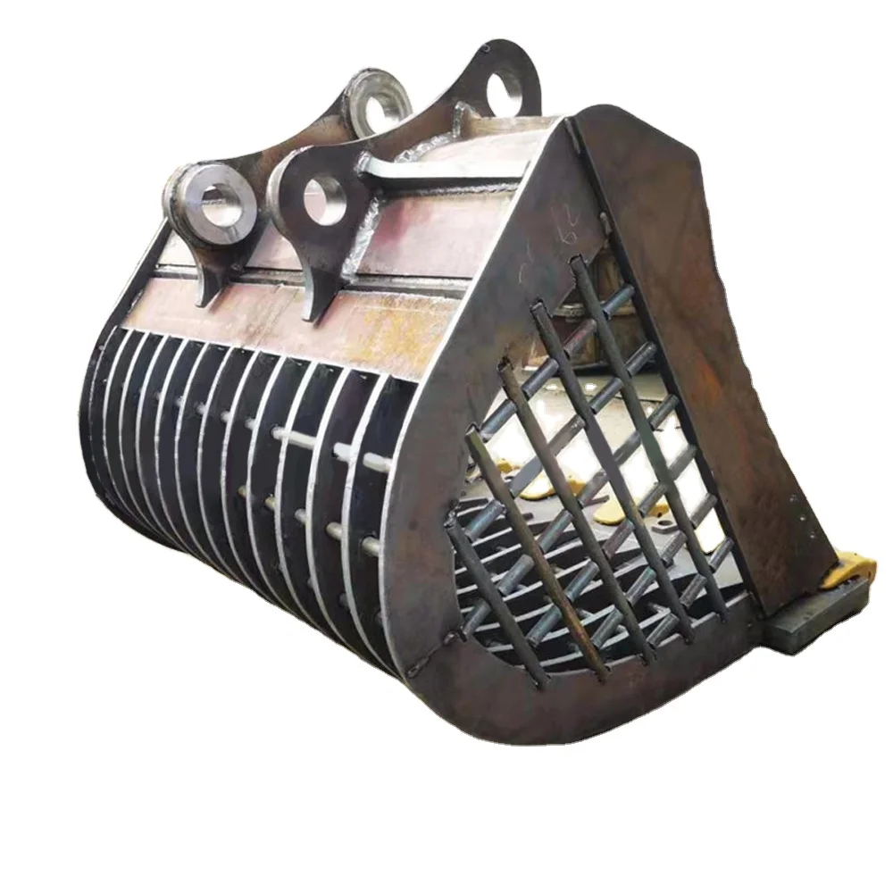 For excavator rock bucket skeleton excavator screen bucket