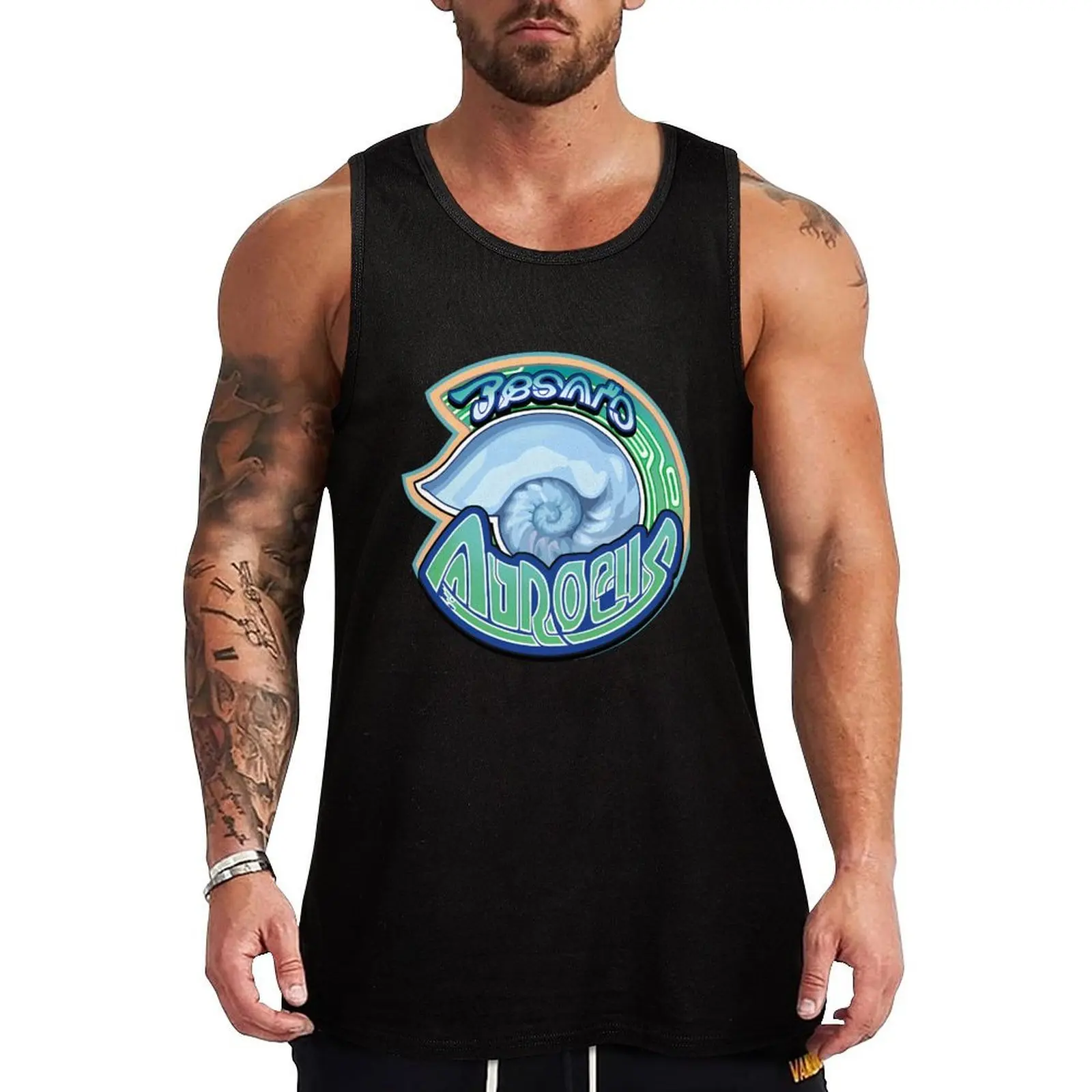 

Besaid Aurochs Logo FF10 Tank Top t-shirt for men gym Men's t-shirts gym men Muscle fit