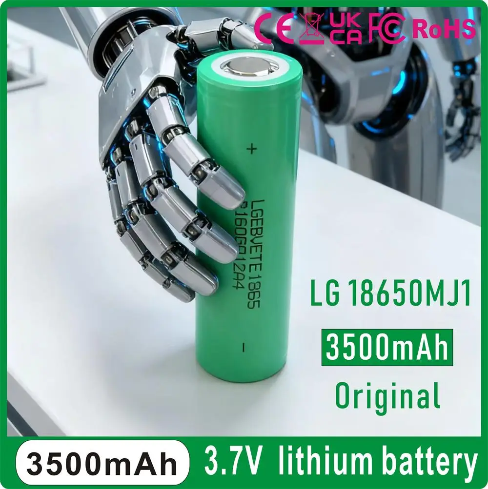 

2024 Новая литиевая батарея 18650 18650 3500 мАч 25A INR18650 MJ1 Мощная батарея для электроинструмента, перезаряжаемая батарея, многоразовая