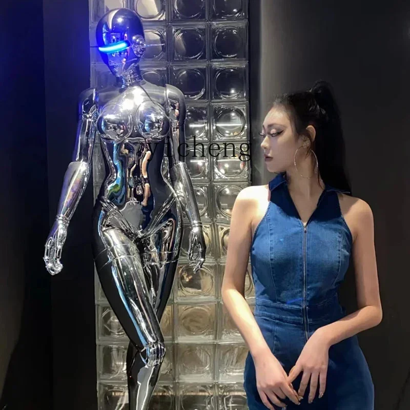 BS1 M-b8 Machinery Ji Sculpture Muse Large Figure Ornament High-end Trend Decoration