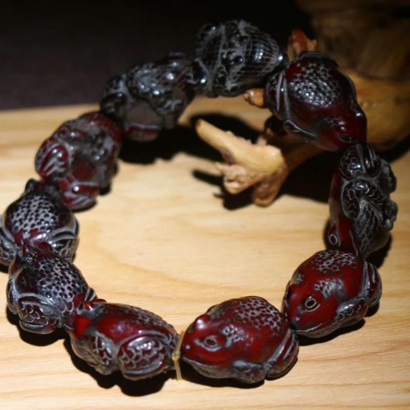 

Браслет из бусин Будды из рога яка Gua Lai Cai