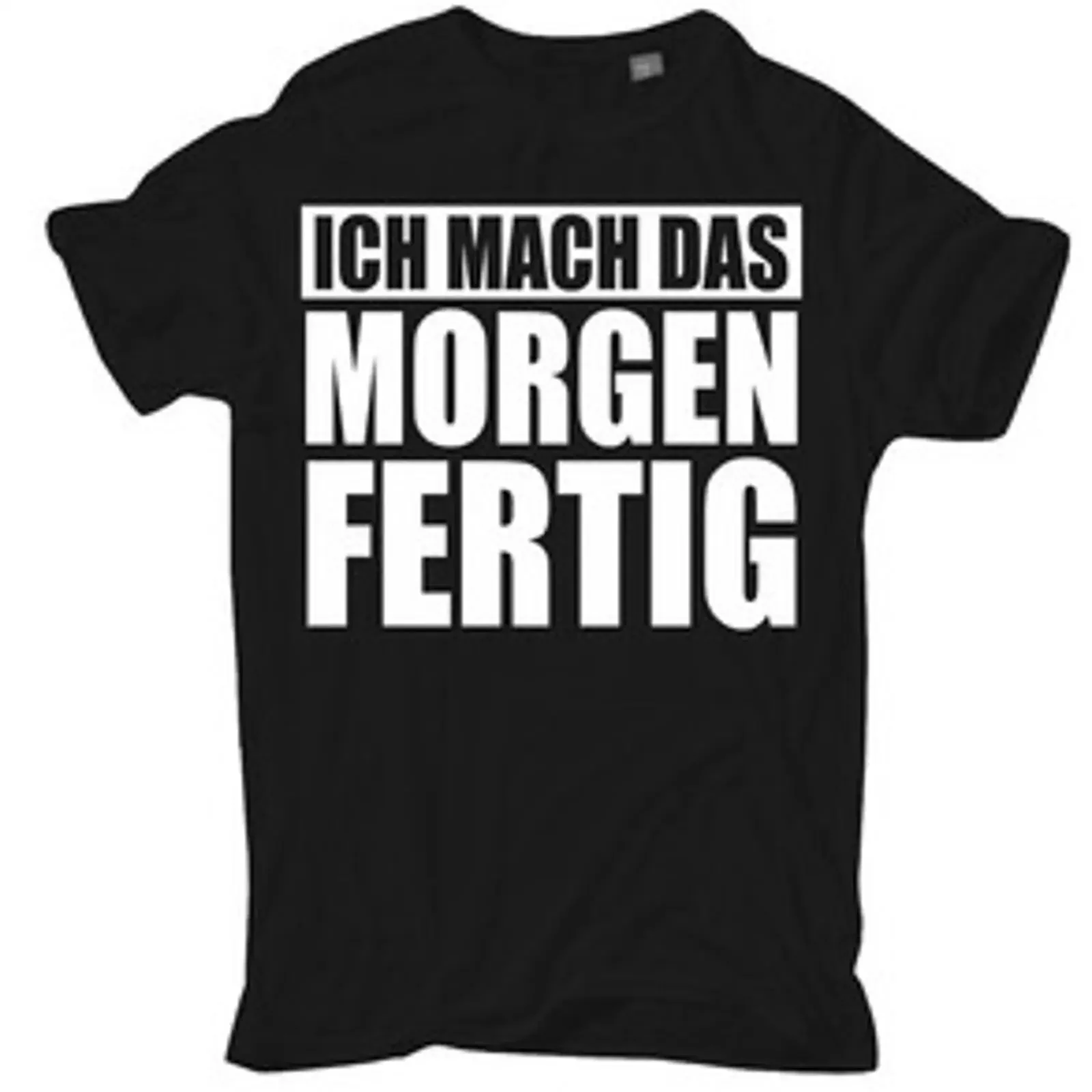 T Shirt Ich mach das morgen fertig Ehemann Bauarbeiter Handwerker Fun S bis 10XL vintage Washed Top For Everyday Wear Slightly