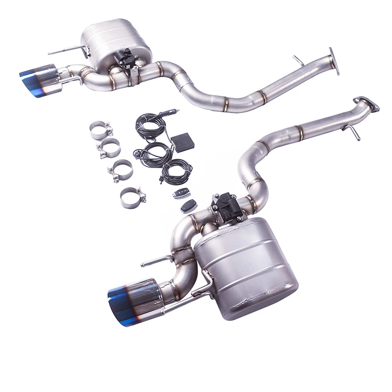 Suitable for 2014 Lexus IS350 3.5L exhaust pipe muffler, 304 stainless steel electronic valve exhaust system