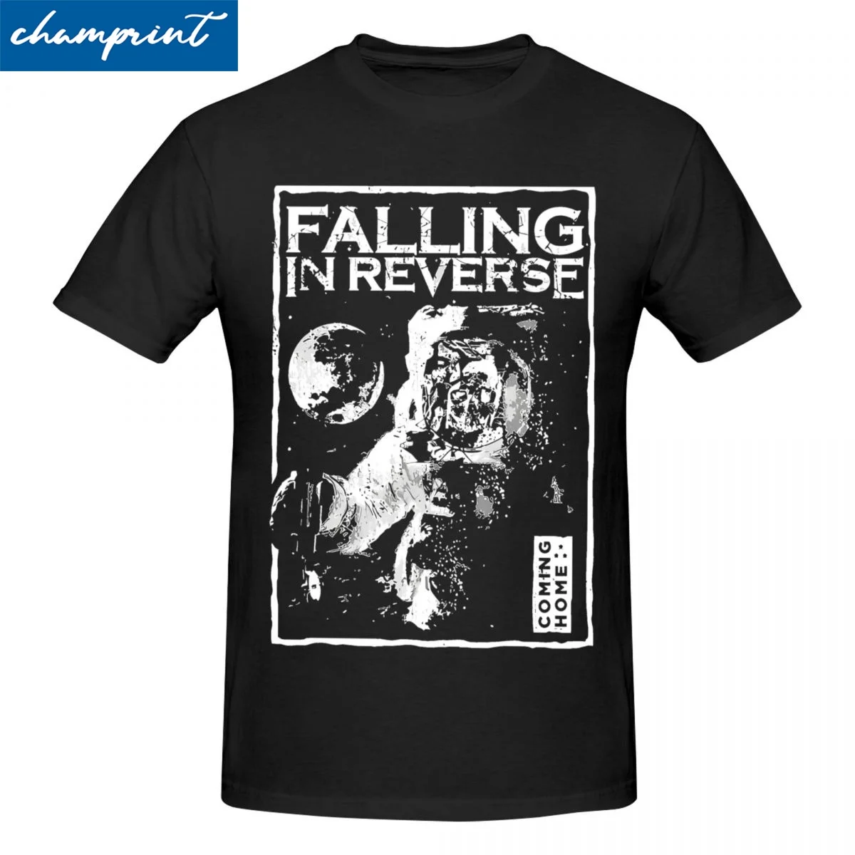 

Men Women's Falling In Reverse T Shirts Music Metal Punk Metalcore 100% Cotton Clothes Vintage O Neck Tees Gift Idea T-Shirt