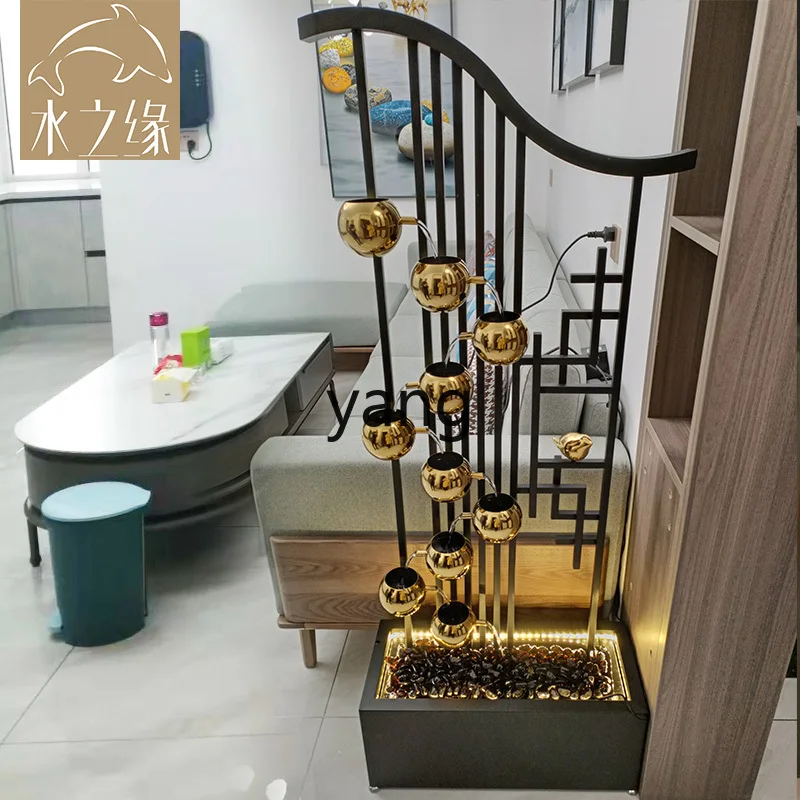 CCL entrance porch partition floor-to-ceiling water ornament large staircase simple decoration creative fountain