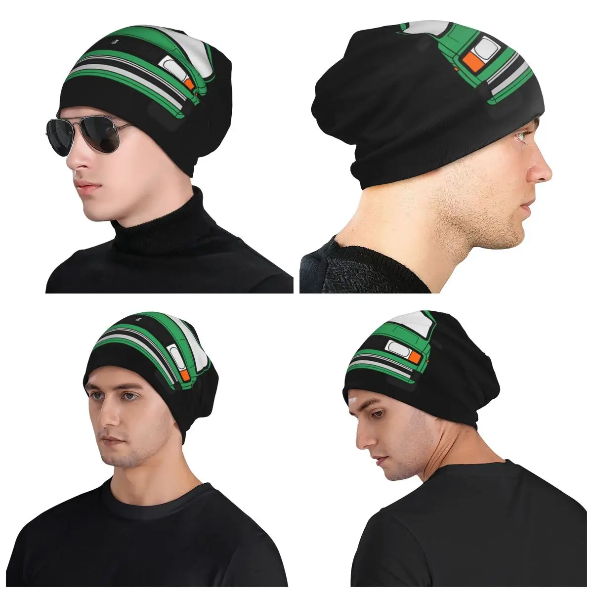 

Lada VAZ 2104 2105 2107 Nova Riva Green Color Unisex Adult Beanies Caps Knitted Bonnet Hat Autumn Winter Outdoor Skullies Hats