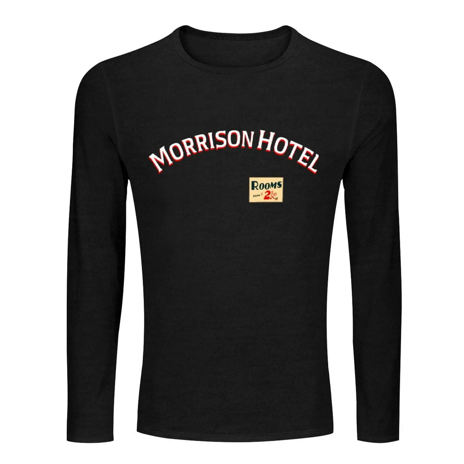 Morrison Hotel Long T-Shirt black t shirt mens vintage t shirts