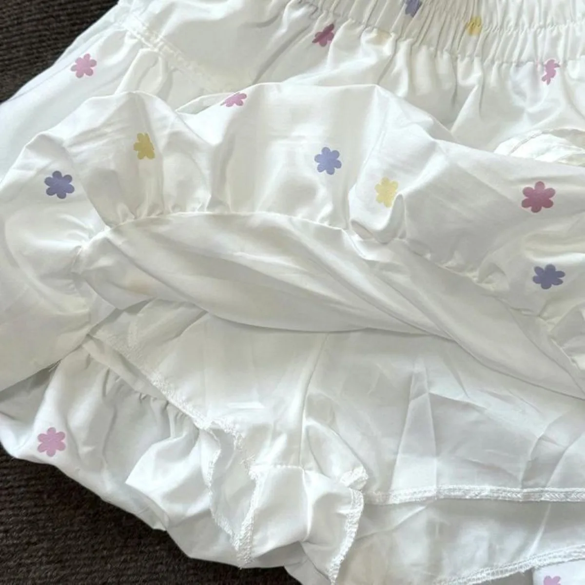 Bubble Design Puffy Skirt with Bowknot, High Waist Sweet A-Line Mini Skirt, Summer Skirt for Petite 2026