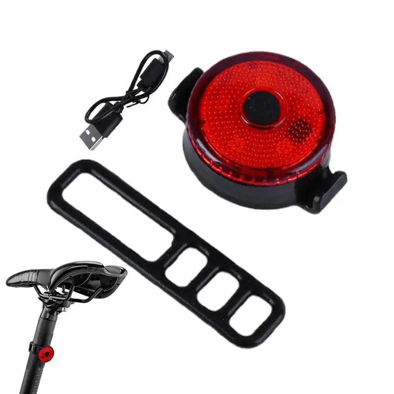 Cycle Tail Light Quick Release Scooter Rear Lamp Rechargeable 3 Lighting Modes Water Resistant Light Mountain Cycle Accessories