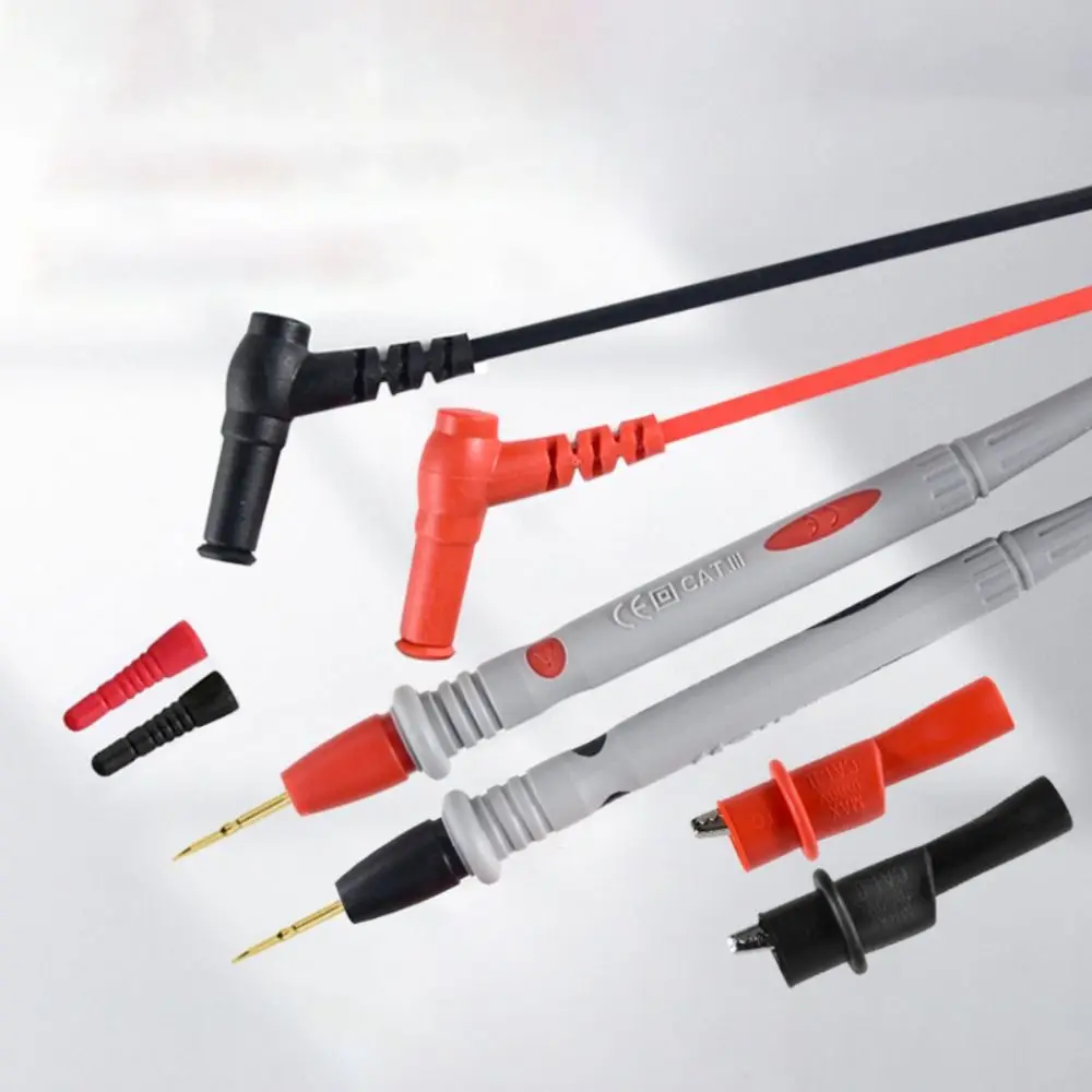 

12 PCS 1000V Multimeter Test Leads 20A Electrical Test Wire Set Accessories Banana Plugs Electrical Test Probe Laboratory