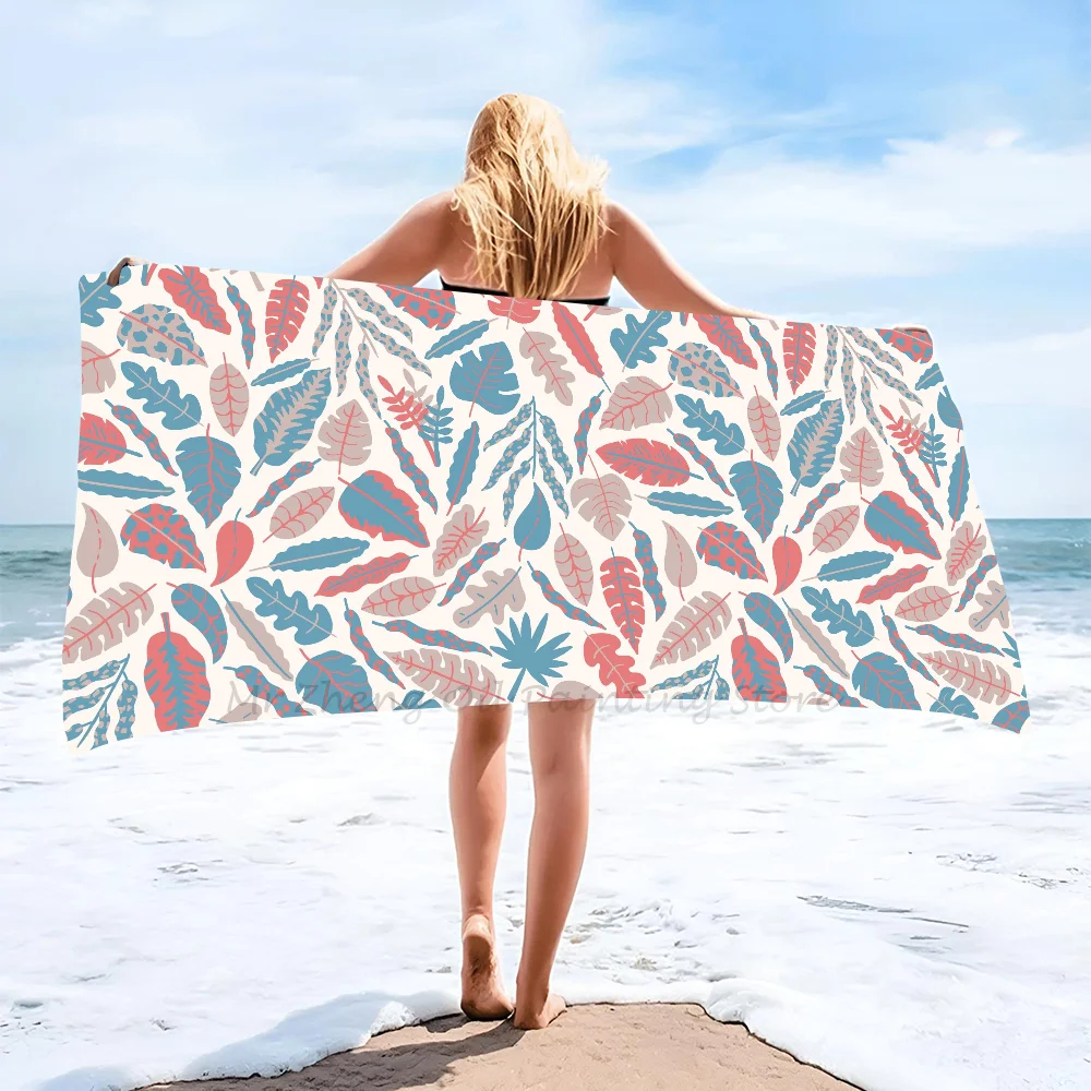 

1PC Colorful Pattern Towel Microfiber Beach Towel Quick Dry Kids Beach Blanket Soft Unisex Camping Pool Towel