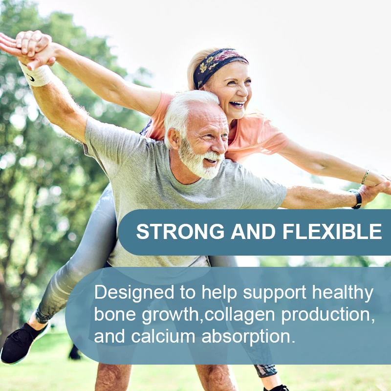 Collagen Bone Complete Capsules Formula with Calcium & Magnesium for Strong Bones & Joints Boost Energy Immune Health