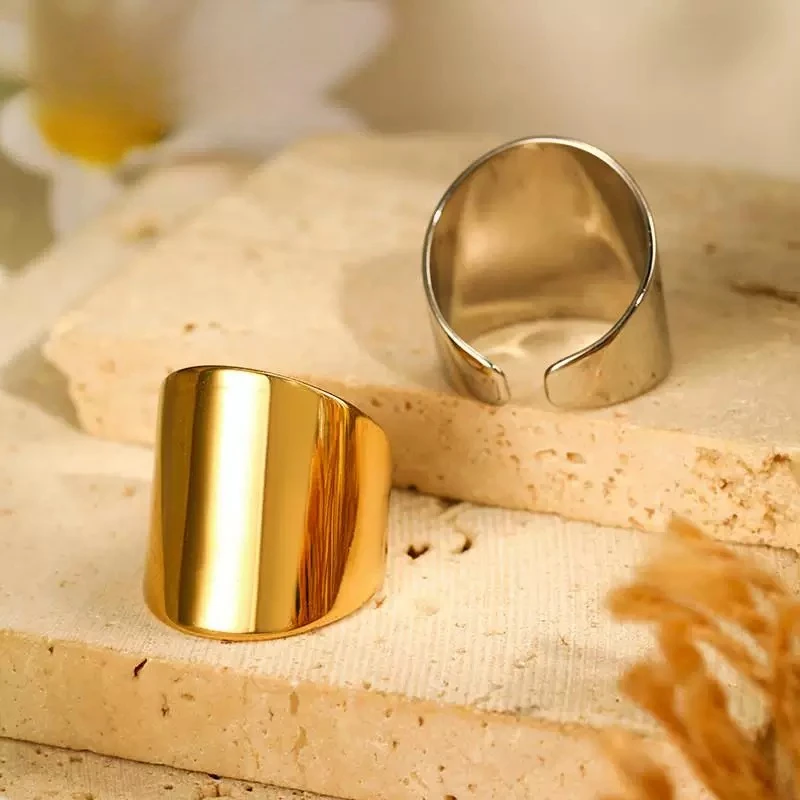 New Open Ring, Simple and Cold Wind and Smooth Niche Design Ring