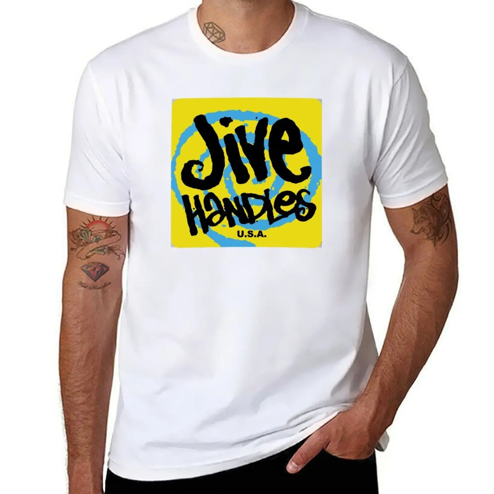 

JIVE HANDLES 2 T-Shirt t shirts for man graphic vintage t shirts for man cotton funny T-Shirt