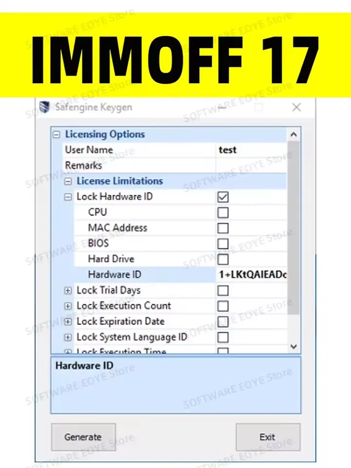 

Программа IMMOFF17 EDC17 Immo off17 Программа ЭБУ NEUROTUNING immoff17 Wyzwalacz отправляющий с ключом Программа samoc