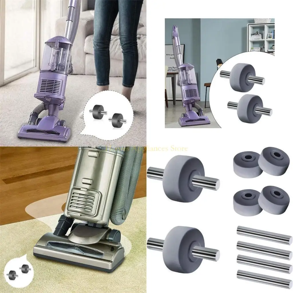 

D0AB Brush Wheel Vacuum Cleaner Caster Vacuum Cleaner Replacement Part Antiwear Tire ABS Material for NV350 NV351 NV355