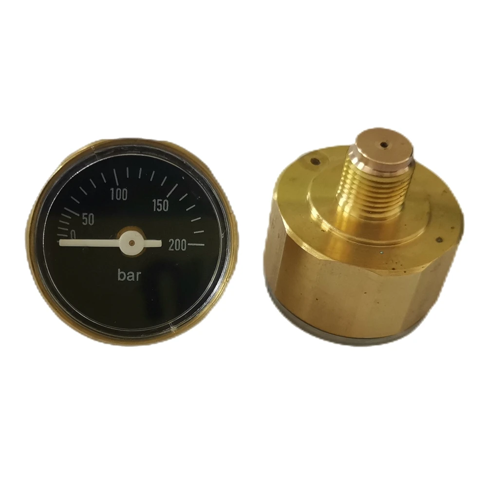 FX Accessories Air Manometer G1/8 Thread Pressure Gauge 200Bar 300bar 28mm Diameter