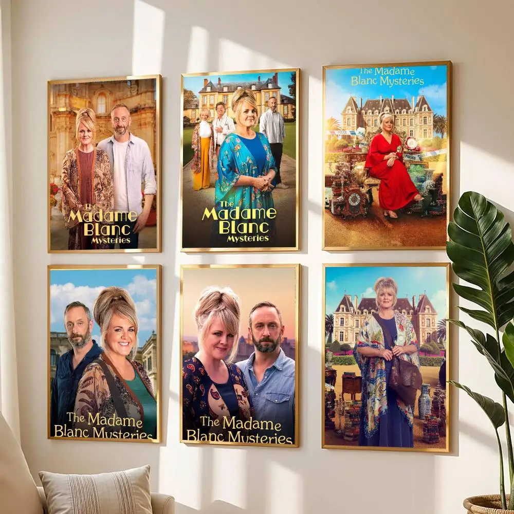 tv series T-The Madame Blanc Mysteries-S Poster Modern Wall Decal for Living Room Cafe Office Bar and Bedroom