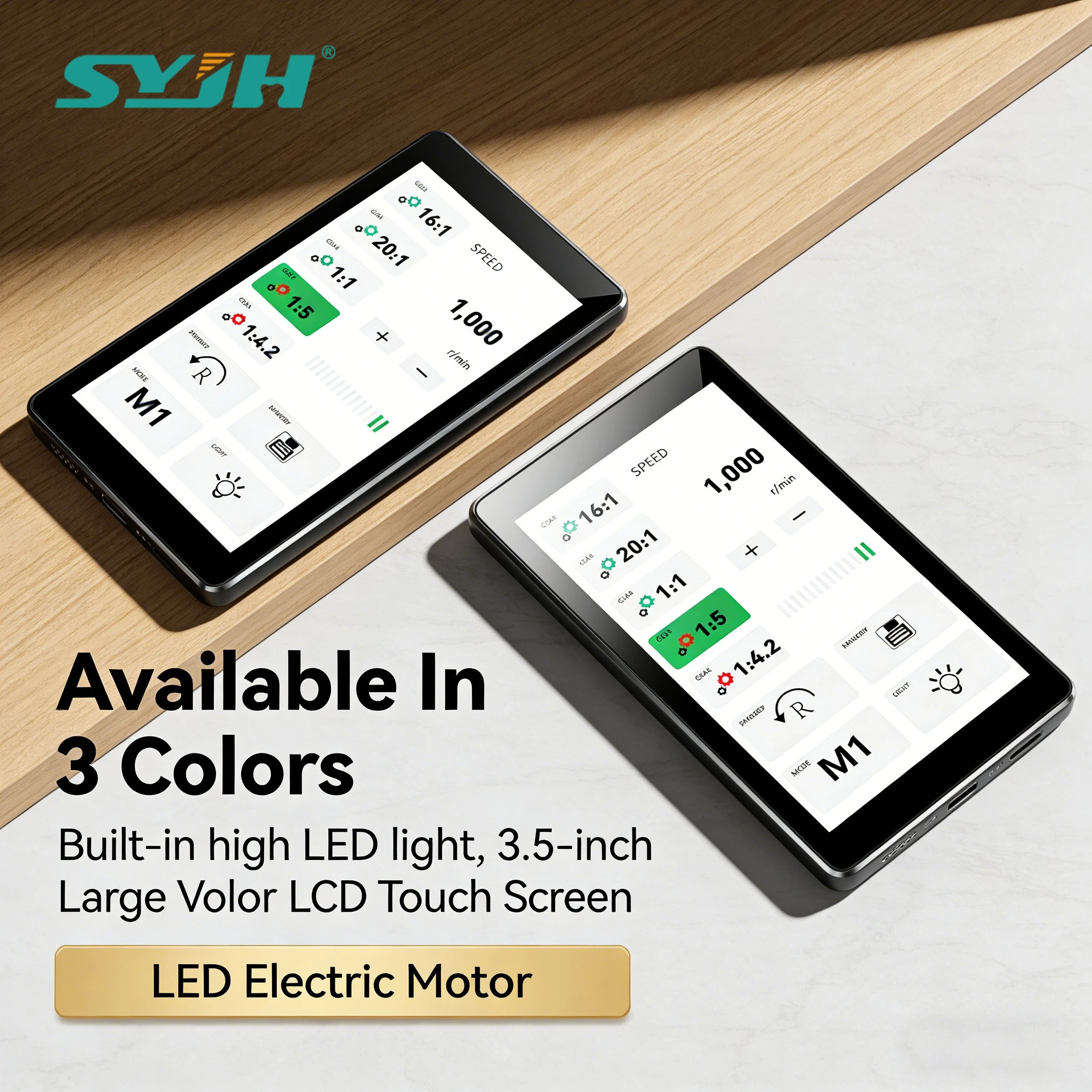 

Precise Restoration Polish Dental Built-in LED Electric Motor with 3.5-inch Large Volor LCD Touch Screen SYJH Dentist Equipment