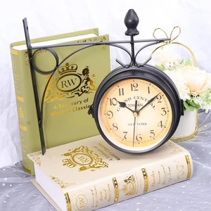 Jam Antik Eropa Jam Dinding Besar Luar Ruangan Tahan Cuaca Jam Dinding Kamar Tidur Rumah Pastoral Dekorasi Dinding Belajar Dalam Ruangan Senyap 12 jam dinding luar ruangan penjualan terbaik - №