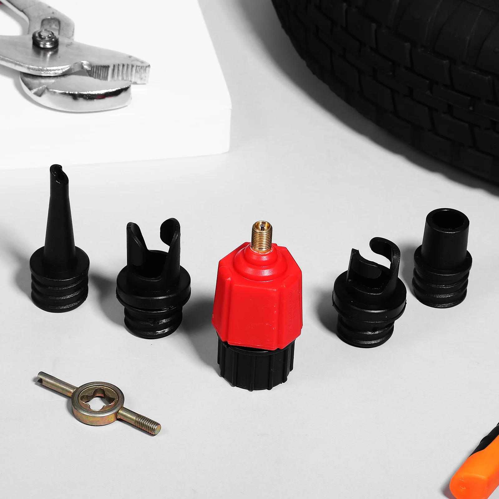 

Adapter Paddle Board Air Pump Kayak Compressor Valve Converter Nylon for Inflatables Mattress Boat