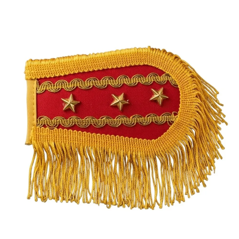 Classic Stars Tassel Epaulettes Fancy Looks Dynamic Visual Effects Shoulder Board Group Uniform Collocations Formal Event Dress
