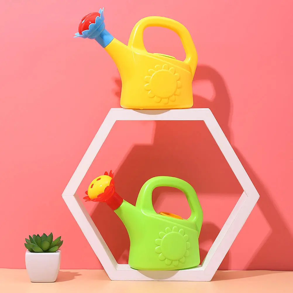 2pcs Animal-Shaped Plastic Watering Can for Small Plants, Garden Sprayer with Comfortable Handle