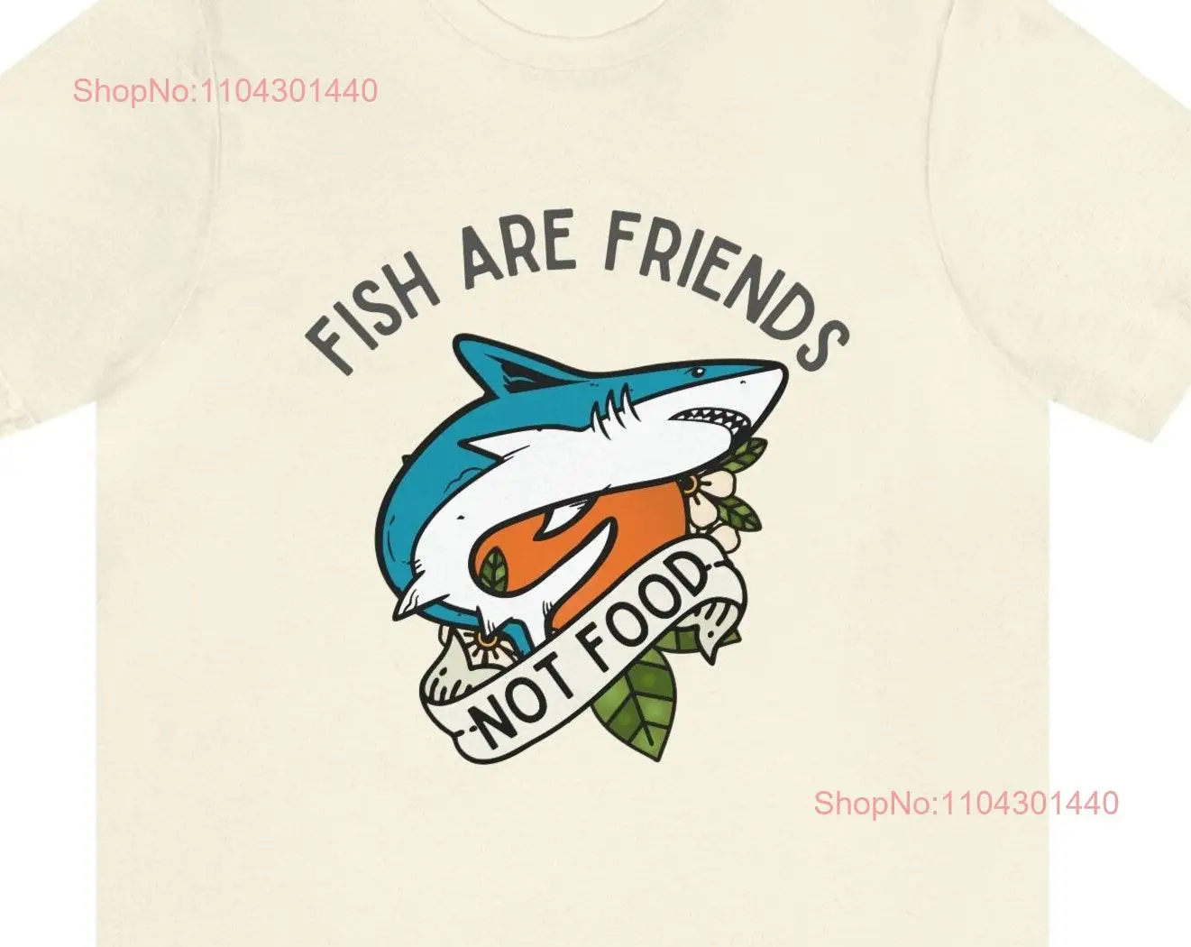 

Shark Fish Are Friends Vintage Tattoo T Shirt DISN Trip Matching Couples Adult Shirtns Tween Kids long or short sleeves