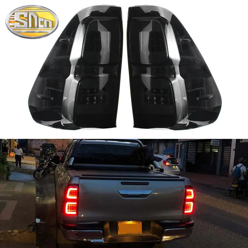 

Rear Running Lamp + Brake Light + Reverse + Dynamic Turn Signal Car LED Taillight Tail Light For Toyota Hilux Revo 2015-2022