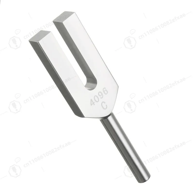 4096Hz Crystal Tuning Fork Aluminum Alloy Sound Healing Vibration Medical Physical Therapy Tool for Chakra Meditation Reiki