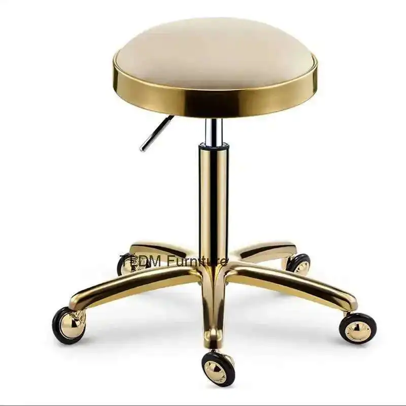 كراسي استقبال لصالون التجميل كرسي صالة الأظافر للنساء أثاث الأظافر منضدة الزينة Barberia Silla Barberia مرآة سبا الشعر