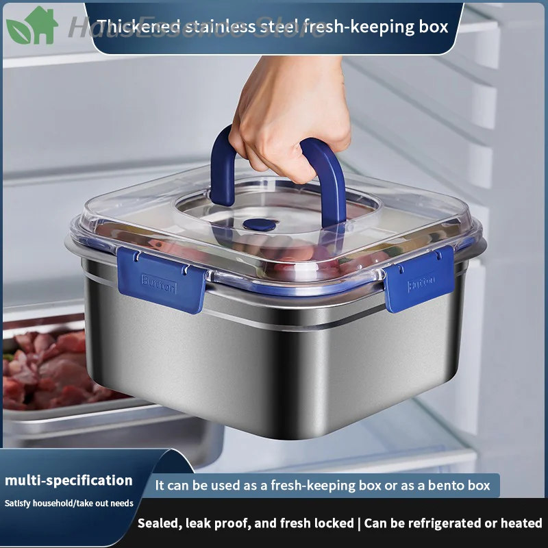 ※Large Capacity Stainless Steel Crisper High Quality High Quality Premium High Quality Stylish High Quality Practical