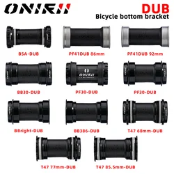 ONIRII 28.99mm Bike Bottom Bracket DUB Series BSA T47 86-92 BB30 Threaded Press-in Bicycle Part Bearing BB for MTB Road Bike NEW