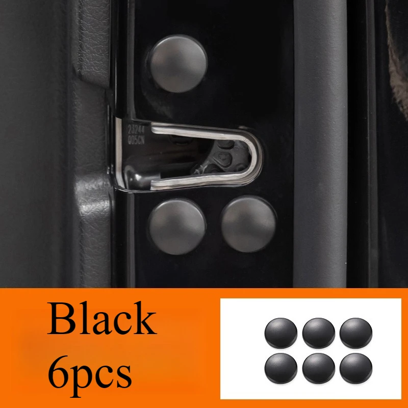 6/12 pcs car door screw protective caps universal interior modification accessories rust-proof and dust-proof car parts
