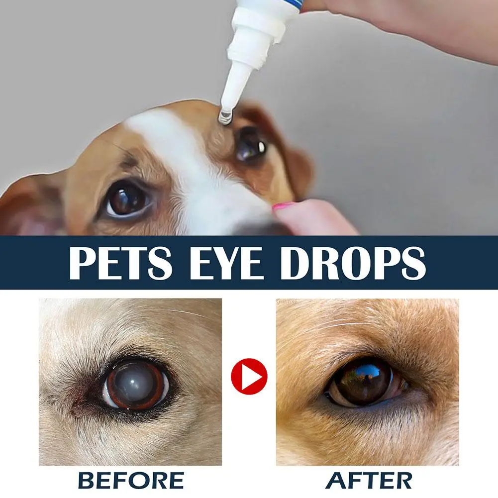 Universal Pet Eye Drops Effective Dogs Dirt Eliminate Drop Dog Eye Dryness Eliminate Drop Cats Hygiene Clean Products