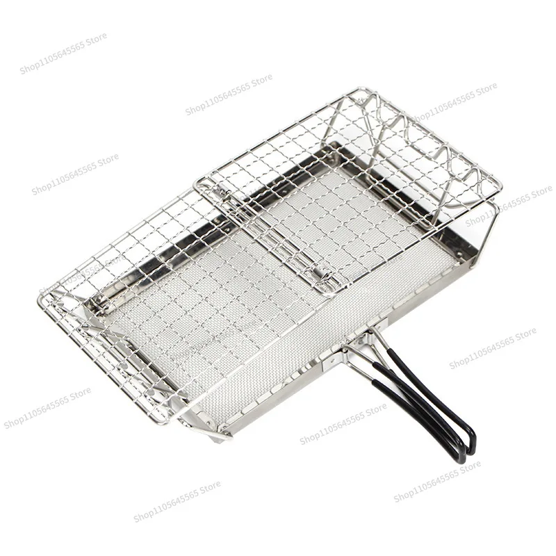 For Outdoor Camping Stainless Steel Toaster Folding Portable Barbecue Rack