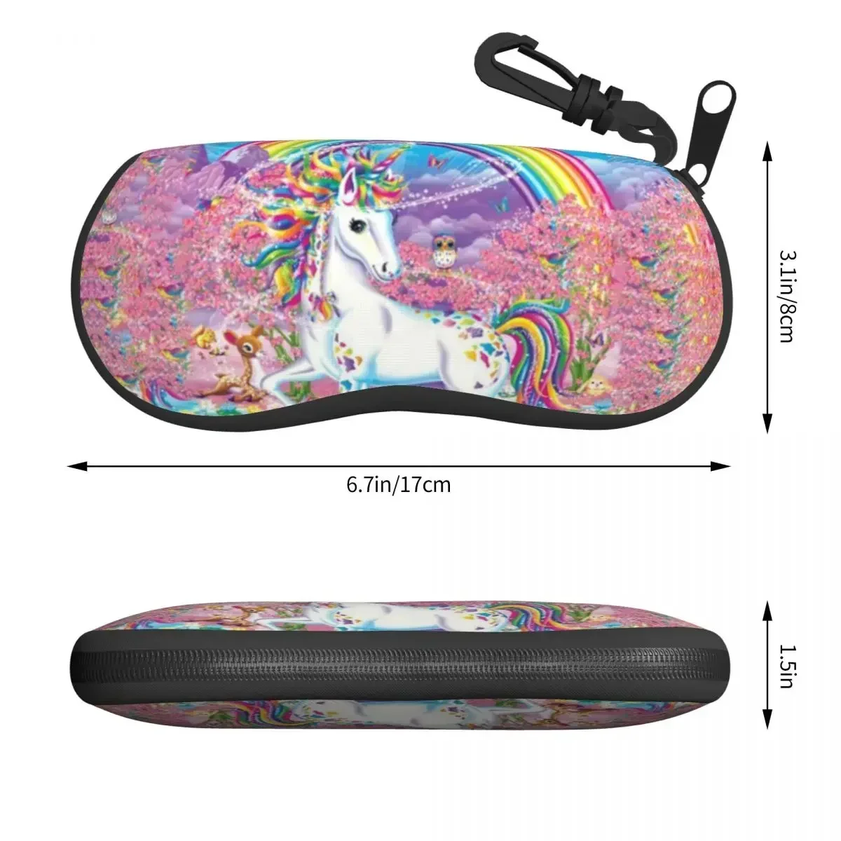 Custom Unicorns Horse Magical Art Glasses Case Fashion Shell Eyeglasses Case Sunglasses Box