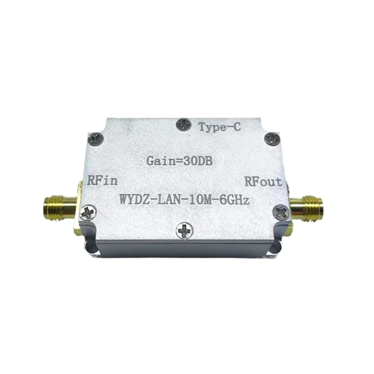 10M-6GHz Low Noise Amplifier Gain High Flatness Amplifier 40DB RF Signal Driving Receiver Front End