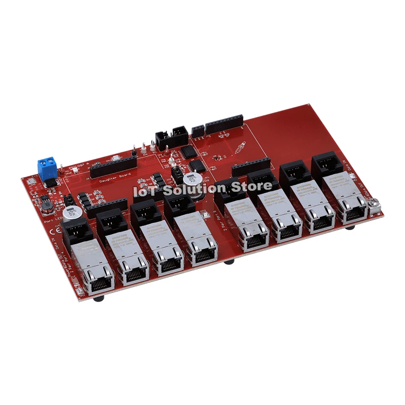 BOOST-PSEMTHR8-097 TPS23882 Type-3, 30W, 2-pair, PSE motherboard for 8-port PSE systems BOOST PSEMTHR8 097