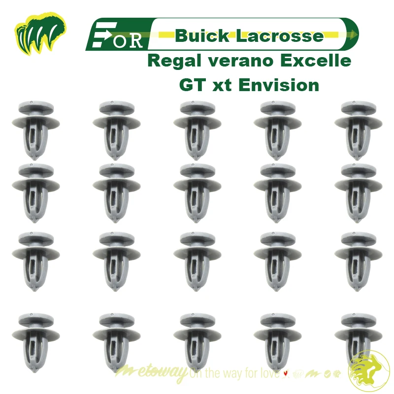 

20pcs Buckles For Buick Lacrosse Regal verano Excelle GT xt Envision Car Door Panel Fixing Buckle Decorative Panel Lining Buckle