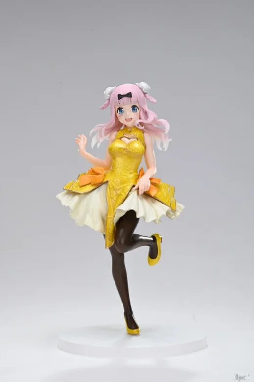 TAiTO Miss Kaguya Wants Me To Confess? Geniuses' Love Brain Battle Fujiwara Chika Figures Toys Model Gifts Collection Ornaments