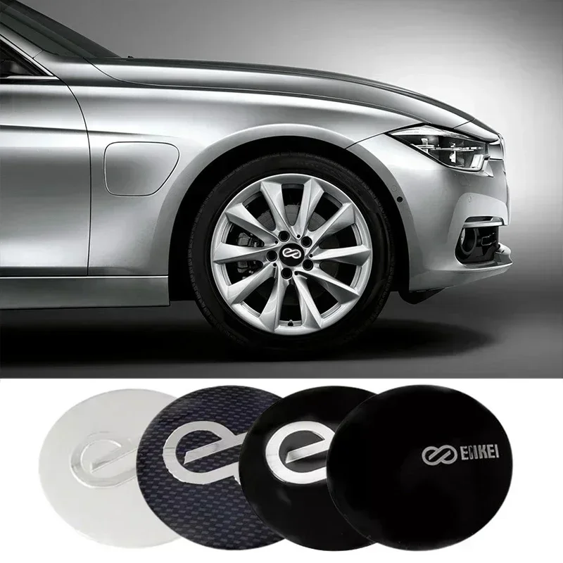 

4pcs/set 56mm Alloy Car Wheel Hub Center Stickers for Nissan Mazda VW Land Rover Jaguar Mercedes Benz BMW Auto Accessories