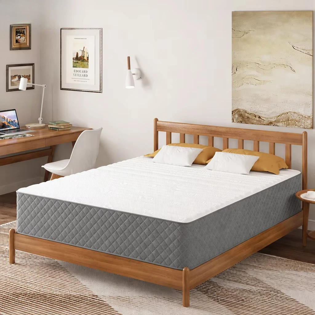 Kingnight G05 30cm Thick Modern Hybrid Mattress Cooling Gel Memory Foam Massage Feature 10-Year Warranty Cotton Cover-Hotel Home