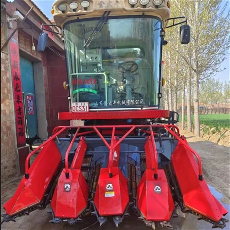 New And Used 4 Rows corn cob Harvester Second Hand Maize Combine Harvester Machine with Factory Price