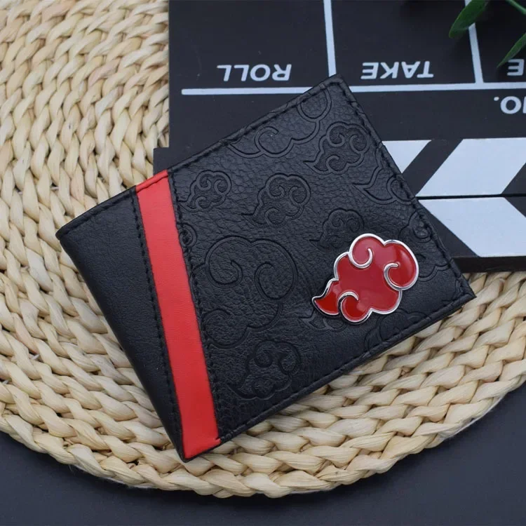 Naruto Anime Składany portfel Kobiety Mężczyźni Dzieci Bank ID Card Holder Card Clip Bag Cartoons Cosplay Clutch Wallets Birthday Gifts