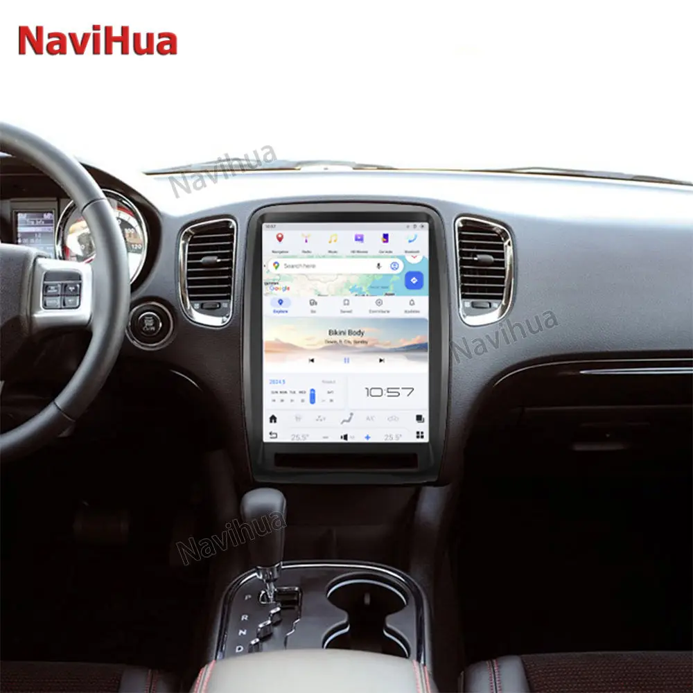 Navihua New Design 13.8'' Touch Screen Android Car Radio GPS Navigation Car DVD Player Multimedia For Dodge Durango 2011-2013